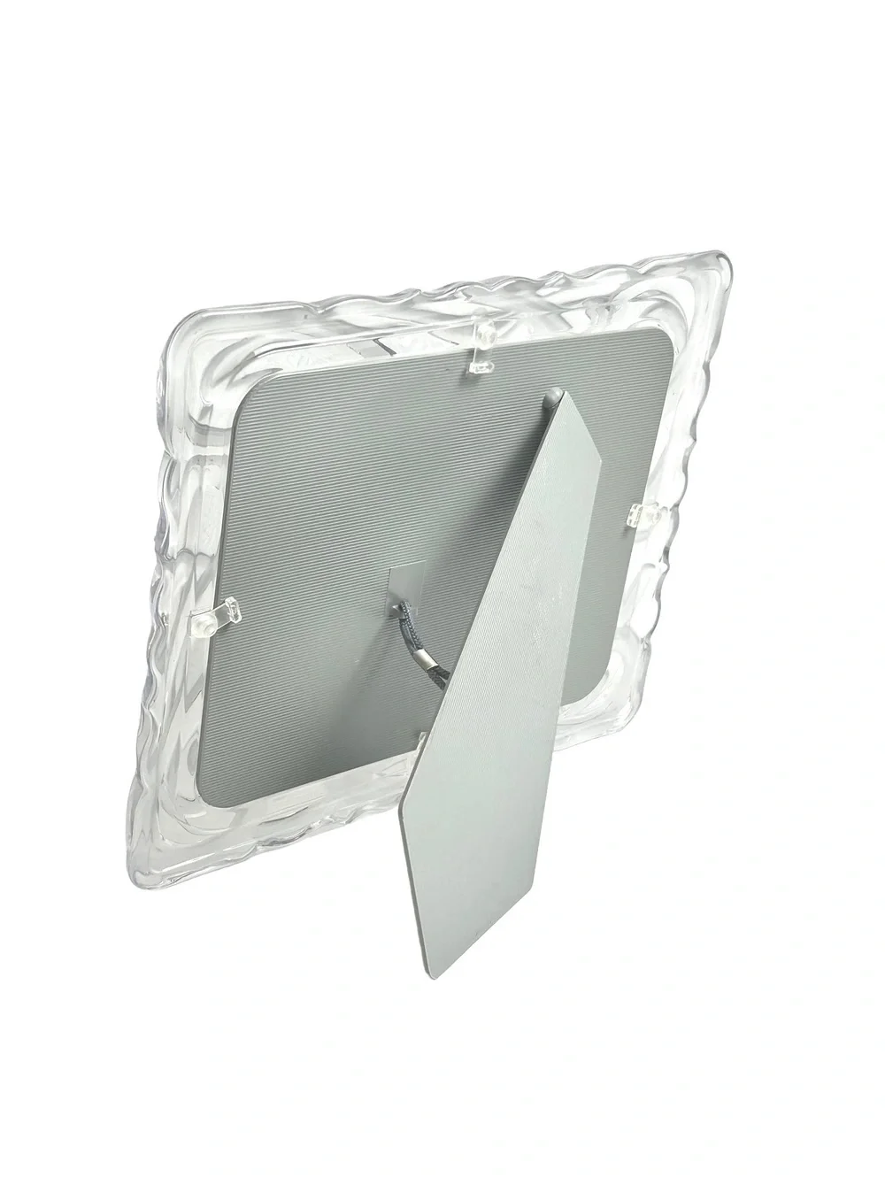 Clear Acrylic Decorative Photo Frame with Swirl Design
